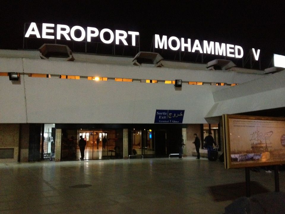 Aéroport Mohammed V Casablanca pour l'accueil Ziarra